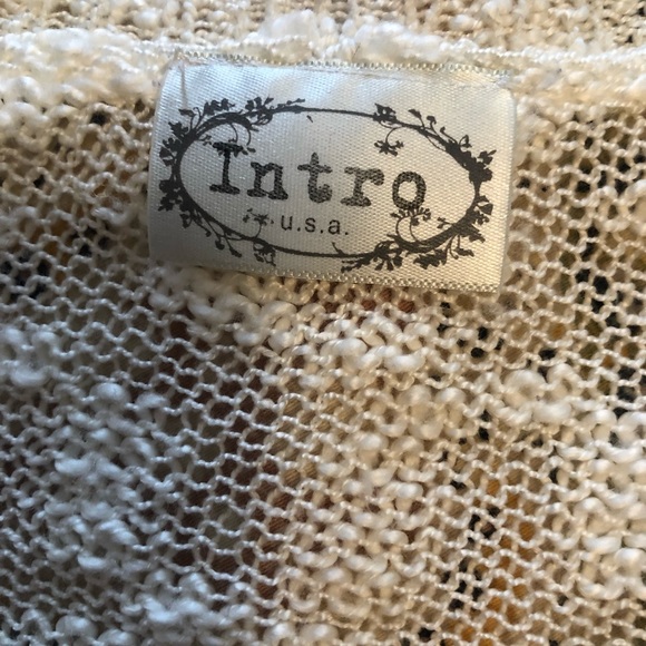 High/low cream and beige sweater - Picture 2 of 2